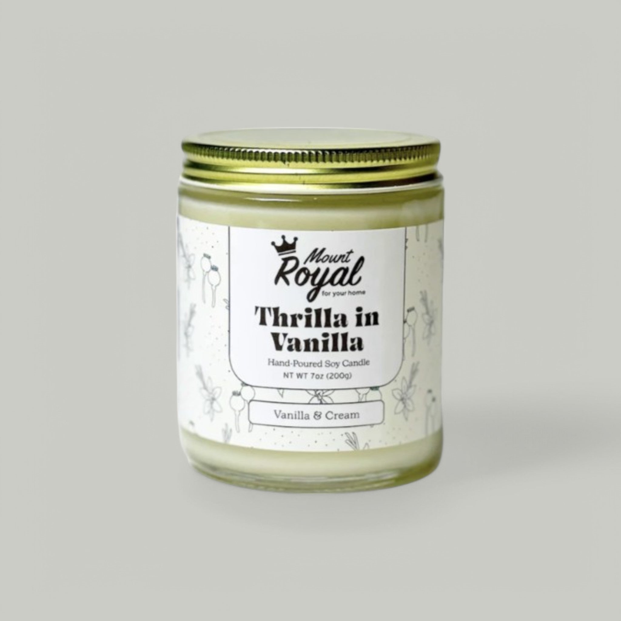Mount Royal Soaps – Thrilla in Vanilla Candle
