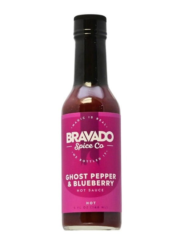 Hot Sauce Bravado Spice Co Ghost Pepper & Blueberry 5 oz Heat 10