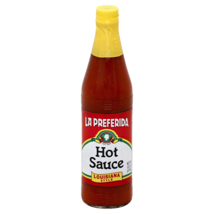 La Preferida – Louisiana Hot Sauce, 6 Oz – Pack of 24
