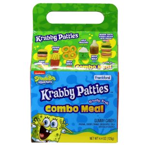 Spongebob Squarepants Krabby Patties Combo Meal Gummy Candy