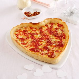 2 Pack (1 Heart Shaped and 1 Round) Lou Malnati’s Pizza