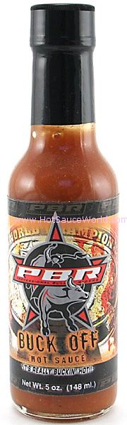 Pro Bull Riders Buck Off Hot Sauce, 5oz.