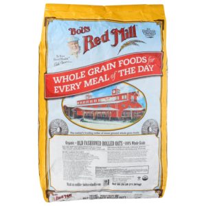 Bob’s Red Mill – Organic Whole Grain Rolled Oats, 25 lb