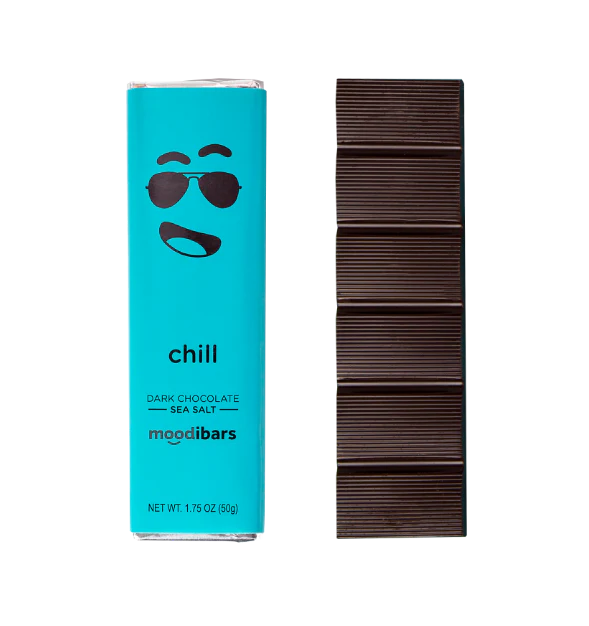 Moodibars Chill – Dark Chocolate Sea Salt – 1.75 oz