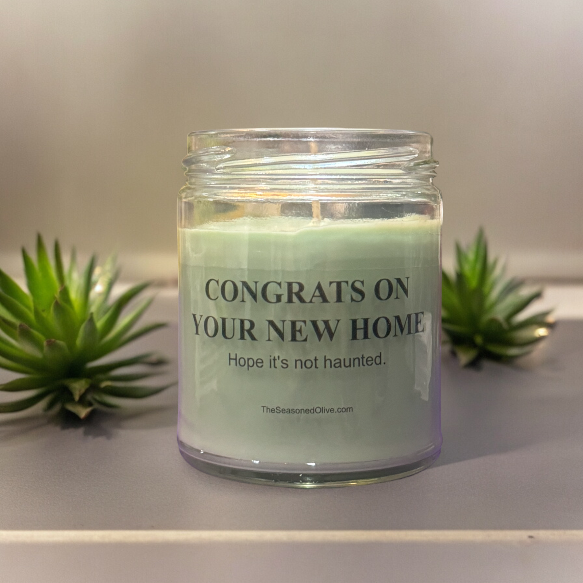 Funny Candles Congrats on Your New Home- Haunted