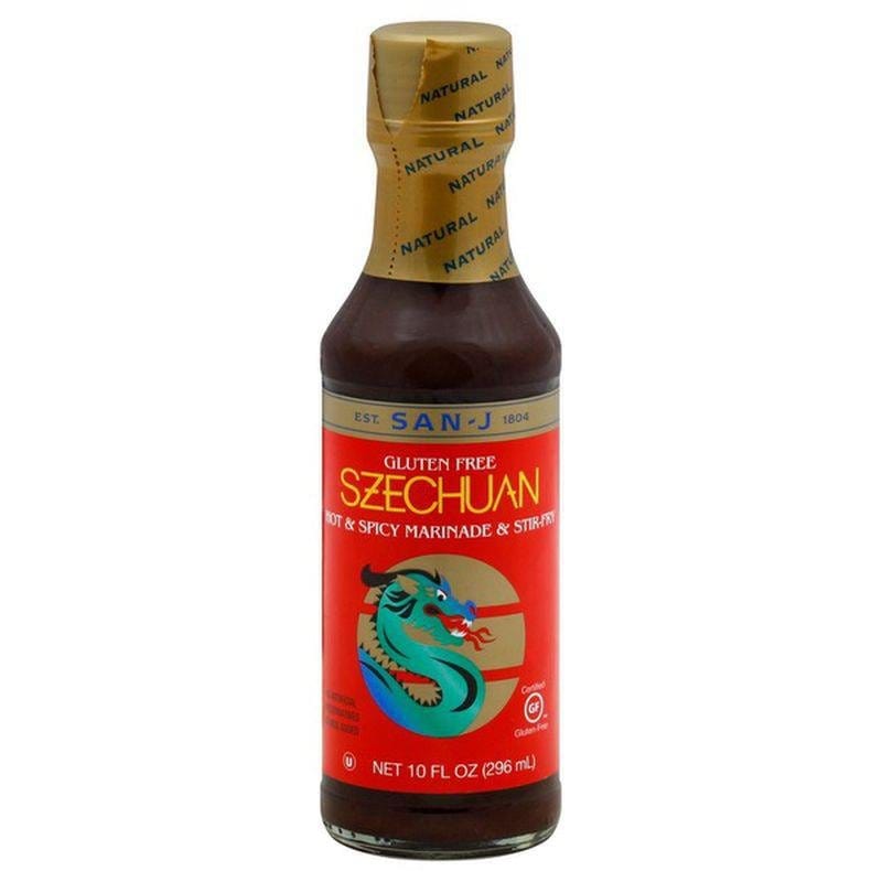 San-J Gluten Free Marinade & Stir-Fry Szechuan Hot & Spicy