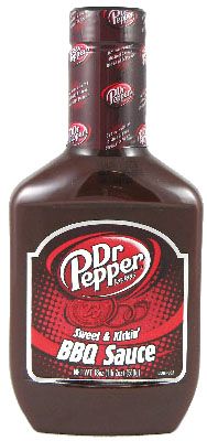 Dr. Pepper Sweet & Kickin BBQ Sauce, 18oz.