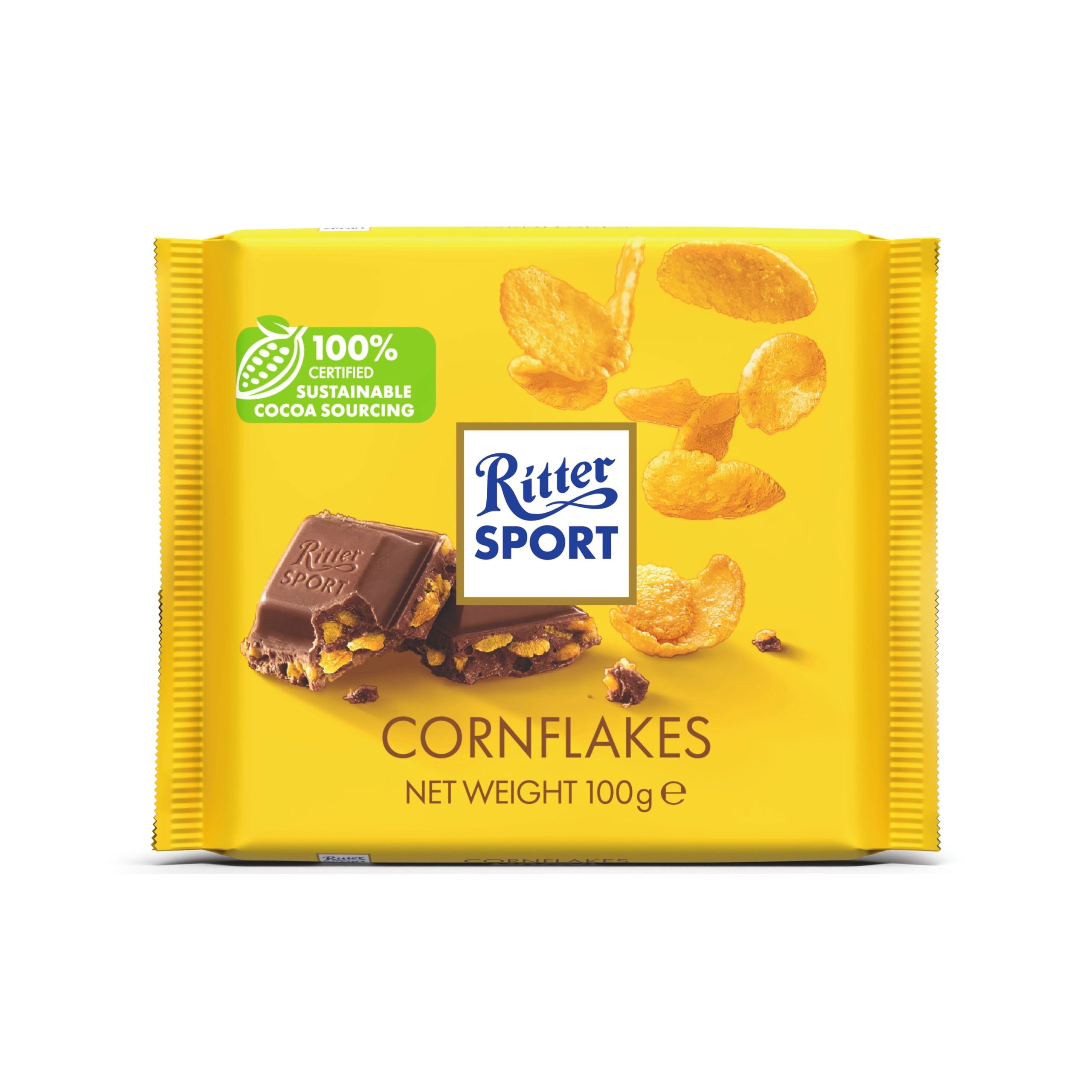 Ritter Sport Milk Chocolate With Corn Flakes Bar (Germany)
