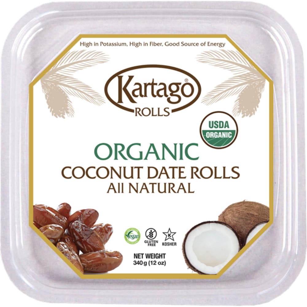 Kartago Rolls – Organic Coconut Date Rolls All Natural