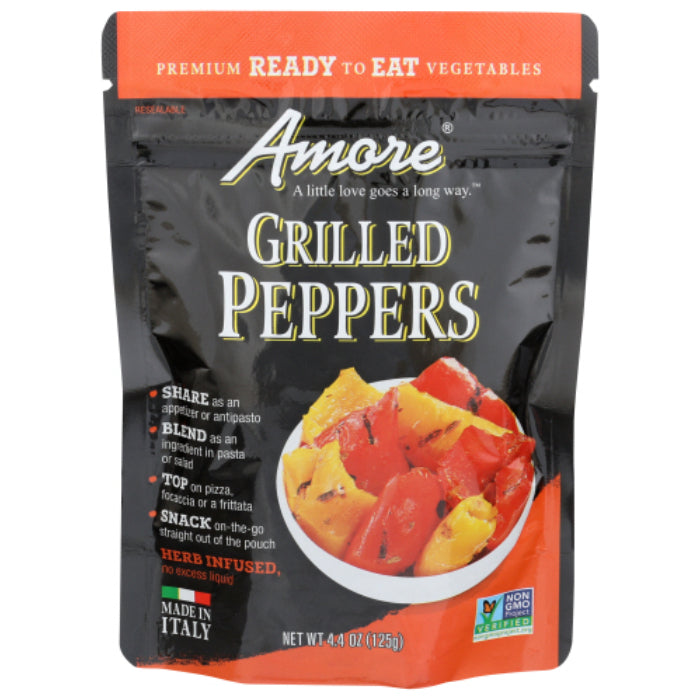 Amore – Grilled Peppers, 4.4 Oz – Pack of 10