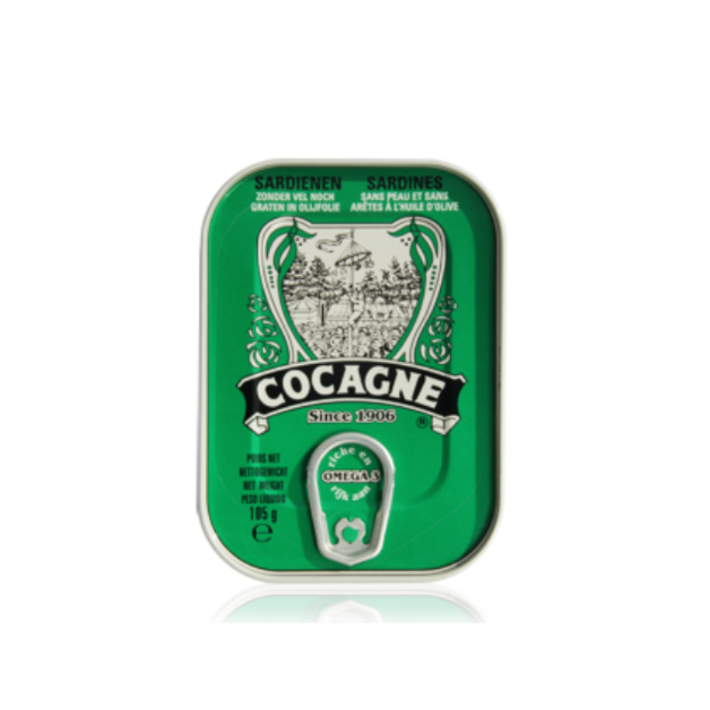 Portugalia Imports – Cocagne Skinless and Boneless Sardines in Olive O