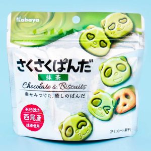 Saku Saku Panda Chocolate Biscuits – Matcha