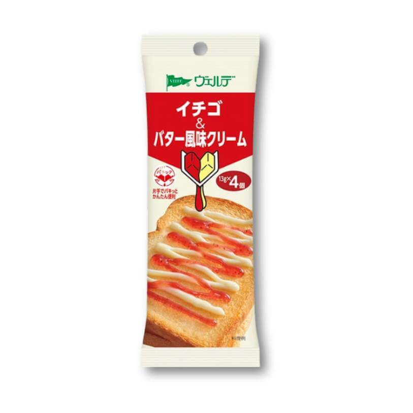 Aohata Toast Spread – Strawberry & Butter 4 pcs Pack