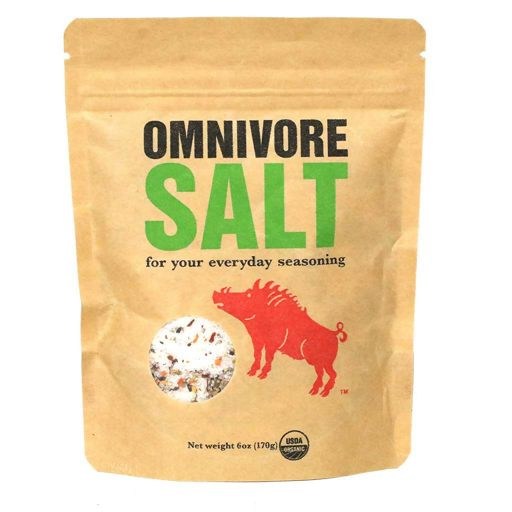 Omnivore Salt – Sea Salt 6 oz. Bag – 6 Bags x 6oz case