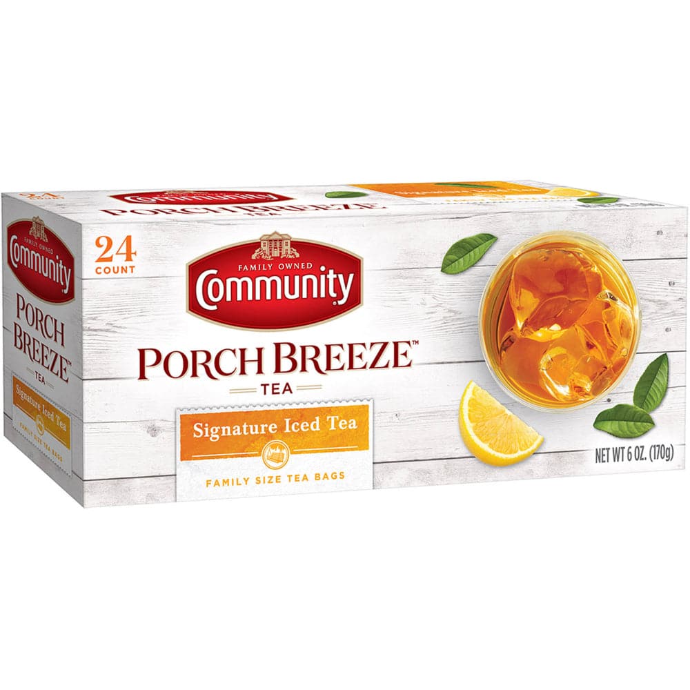 Community Coffee – Porch Breeze Signature Iced Tea Bags, 6 Oz