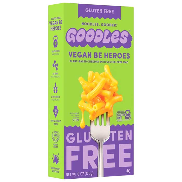Goodles – Vegan Be Heroes Gluten-Free Mac, 6oz