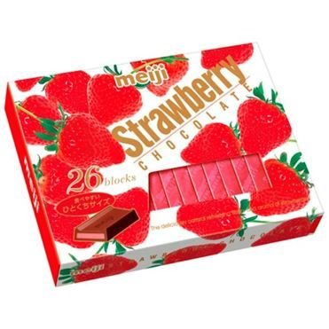 Meiji “Strawberry Chocolate” 26pc in 1 box, 120g