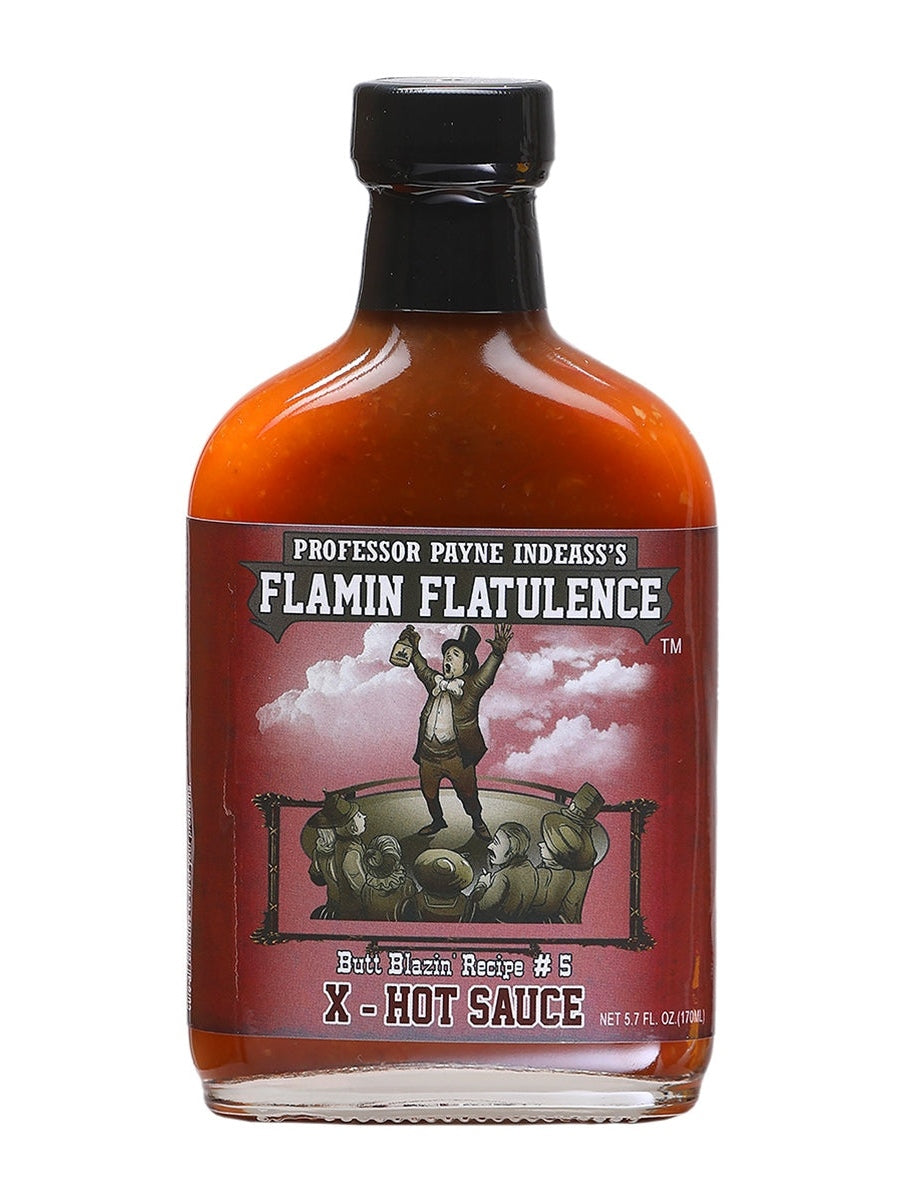Hot Sauce Flamin Flatulence Professor Payne InDeAss’s Butt Blazin #4 5