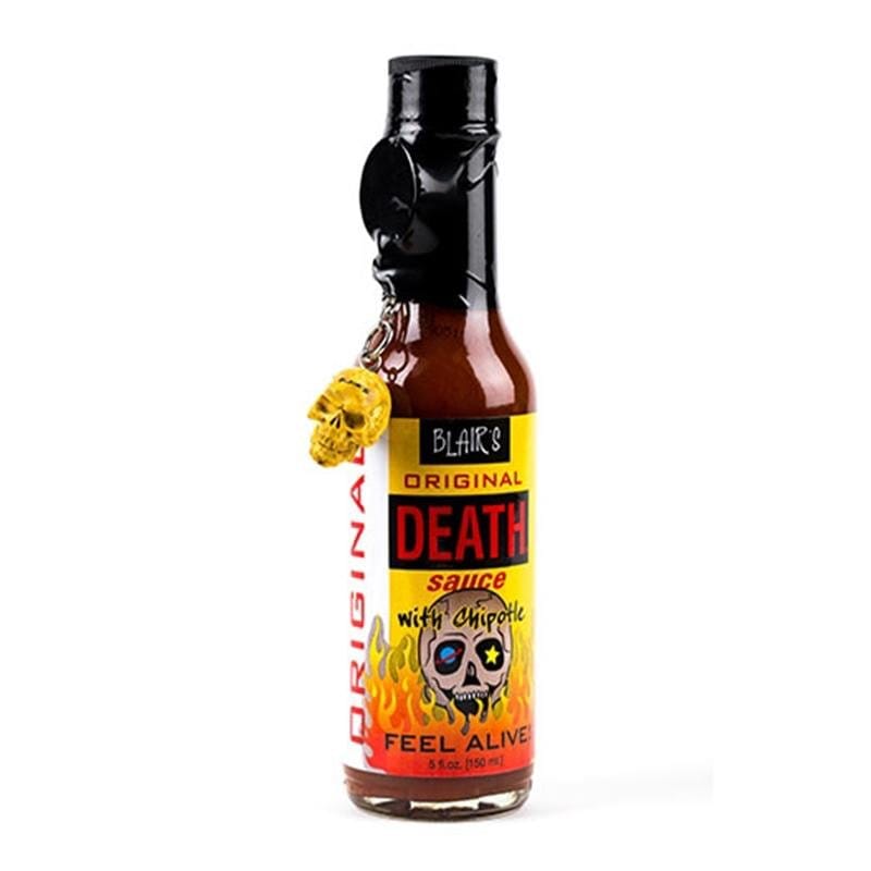 Blair’s Original Death Sauce With Chipotle And With Skull Key Chain
