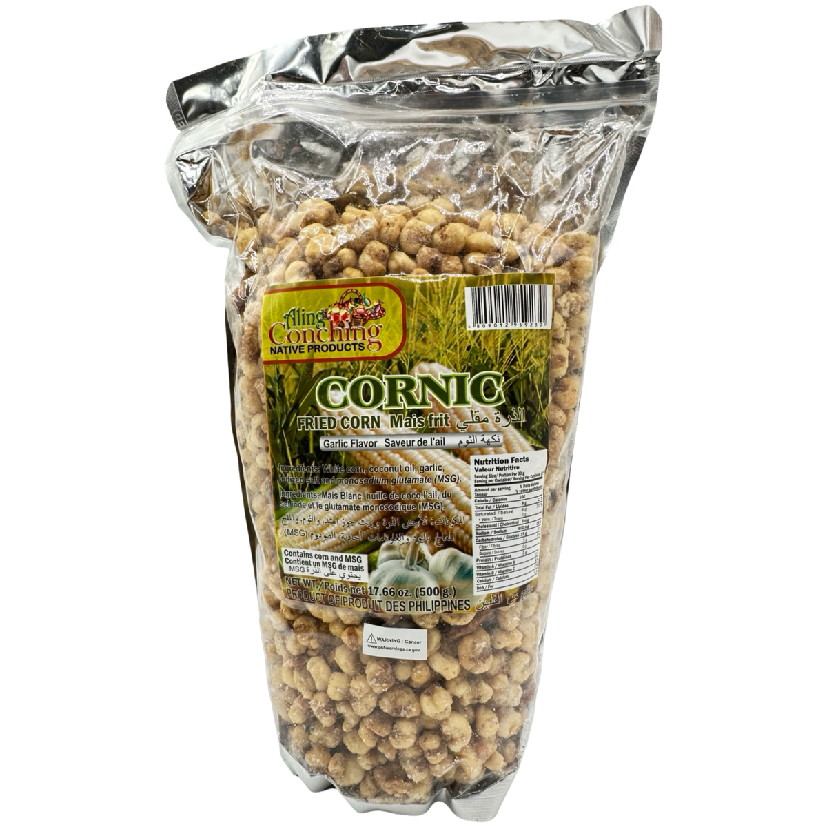 Aling Conching – Cornic – Fried Corn – Regular Garlic – 500 G