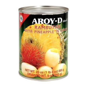 AROY-D Rambutan with Pineapple in Syrup