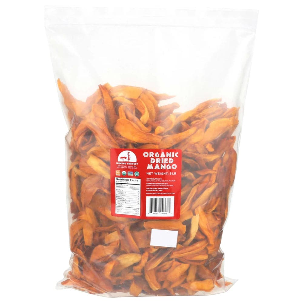 Mavuno Harvest – Mango Dried Fruit Snacks, 5 lb
