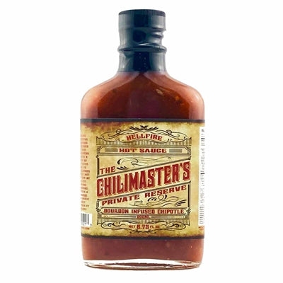 Hot Sauce HellFire The Chili Masters Reserve Bourbon Infused Chipotle