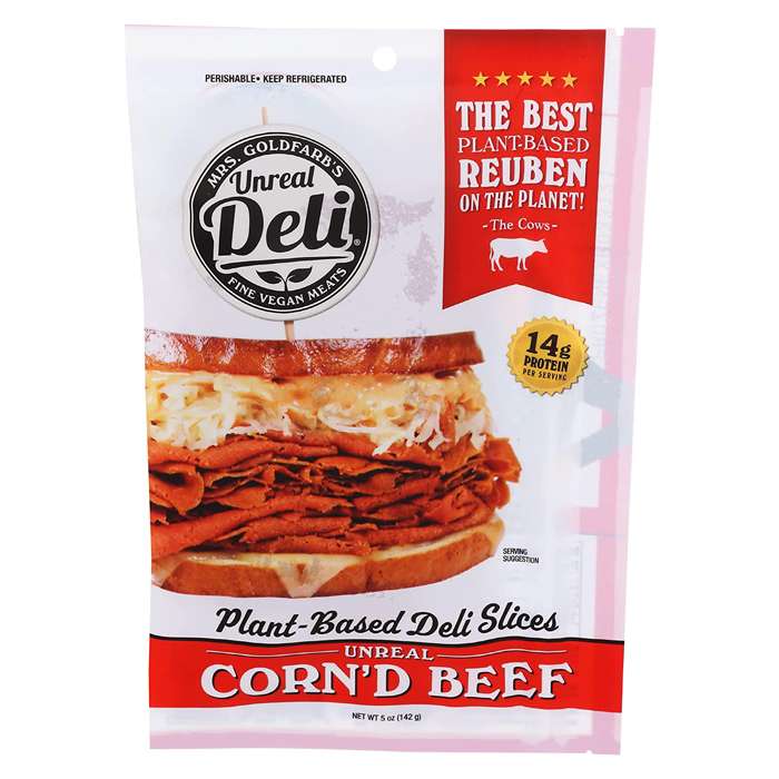 Unreal Deli – Plant Based Deli Meat Corn`d Beef Slices | Multiple Size