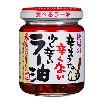 Momoya, Chili Oil, 110g, With lots of Fried Onion & Garlic, For Ramen Topping