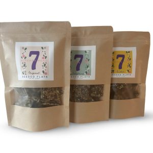 7 Kitchen Road Seeded Flats, Sampler 3-Pack (Original, Everything, and Za’atar) Crackers – 3 packs x 3.5 oz
