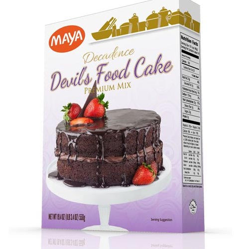 Maya – Decadence – Devil’s Food Cake – Premium Mix – 550 G