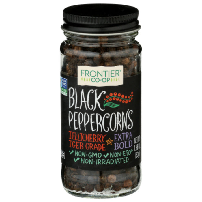 Frontier Herb – Peppercorns Black Whole 1.86 Oz – Pack Of 1