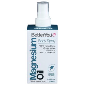 Betteryou – Spray Body Magnesium Oil, 3.38 Fl Oz – Pack of 1