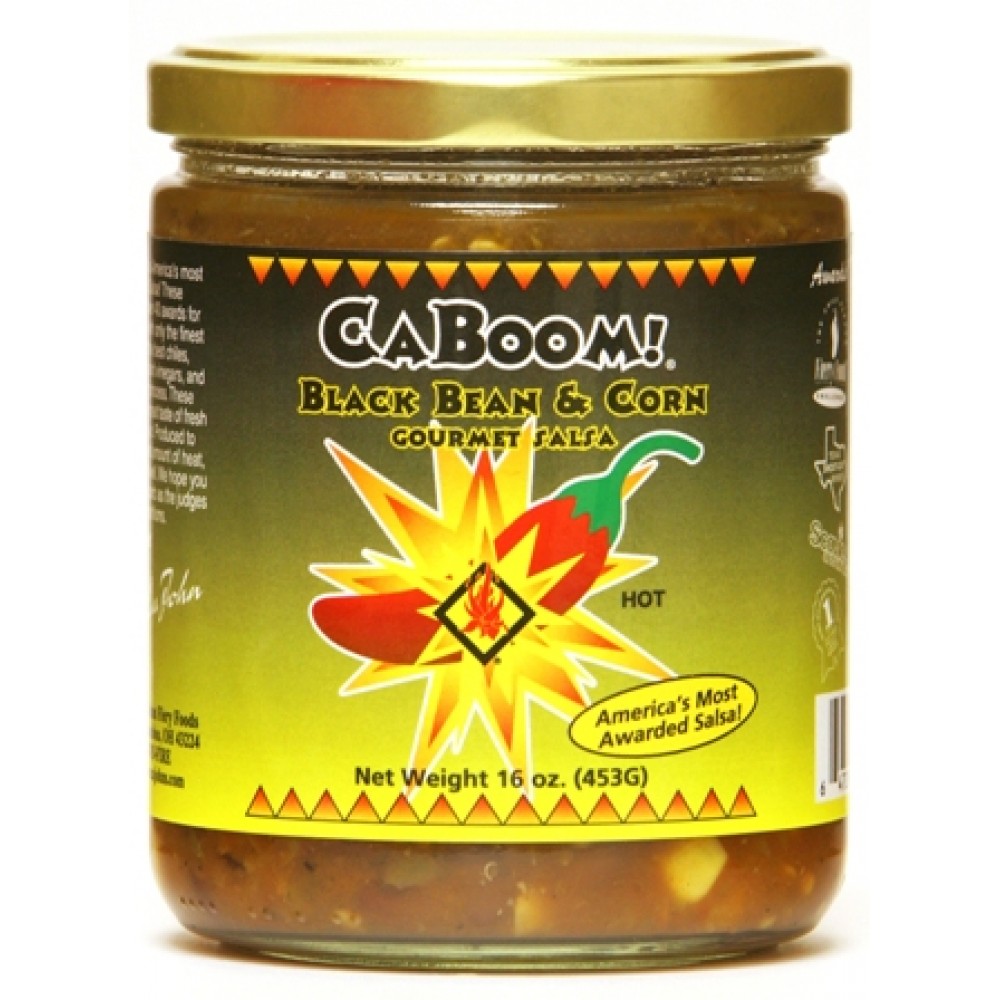 Cajohn’s Black Bean and Corn Hot Gourmet Salsa