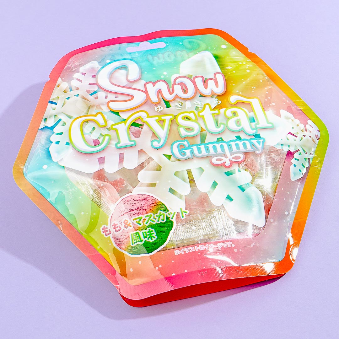Snow Crystal Gummy – Peach & Muscat