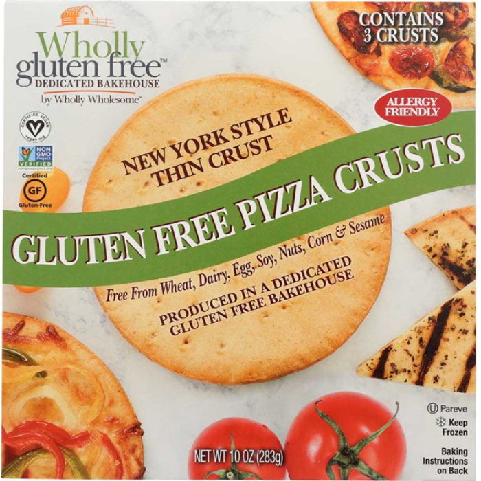Wholly Wholesome – Crust Pizza 3Pk, 10oz | Pack of 6