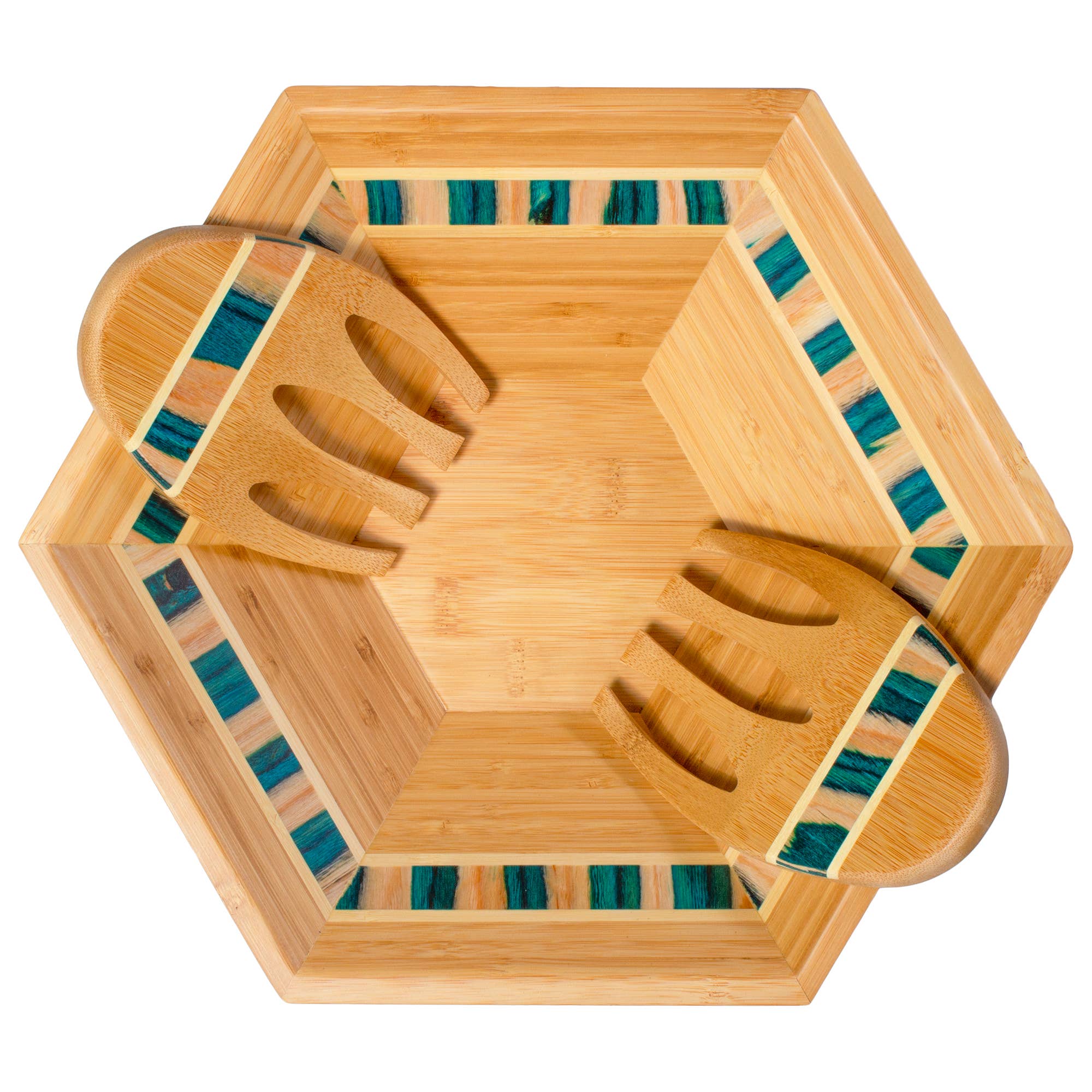 Totally Bamboo – Baltique® Mykonos Collection 14″ Salad Bowl with Sala