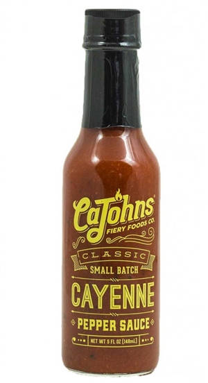 CaJohn’s Classic Small Batch Cayenne Pepper Sauce, 5oz.