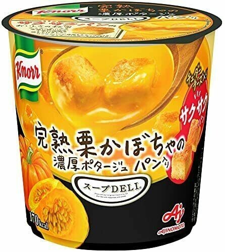 Ajinomoto, Knorr, Soup Deli Series, Instant Soup with Pasta, “Pumpkin Potage” 38g