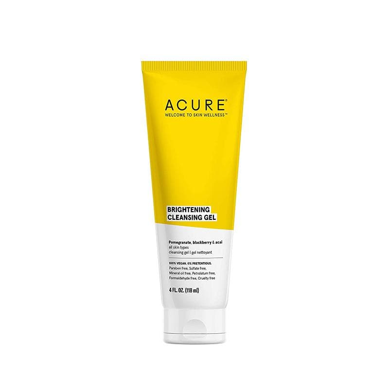 Acure – Brightening Cleansing Gel, 4 oz | Order at PlantX