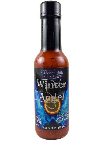 VooDoo Chile Winter Angel Hot Sauce made with Samuel Adams Winter Lager, 5oz.