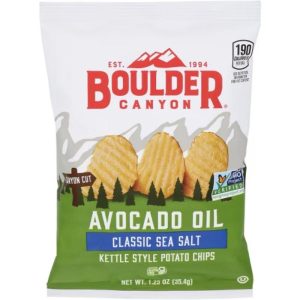 Boulder Canyon – Potato Chips Avocado Oil, 1.25 Oz | Pack of 55