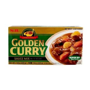 S&B Golden Curry Japanese Curry Mix Medium Hot