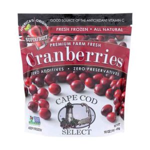 Cape Cod Select – Cranberries Frozen, 16oz | Pack of 8