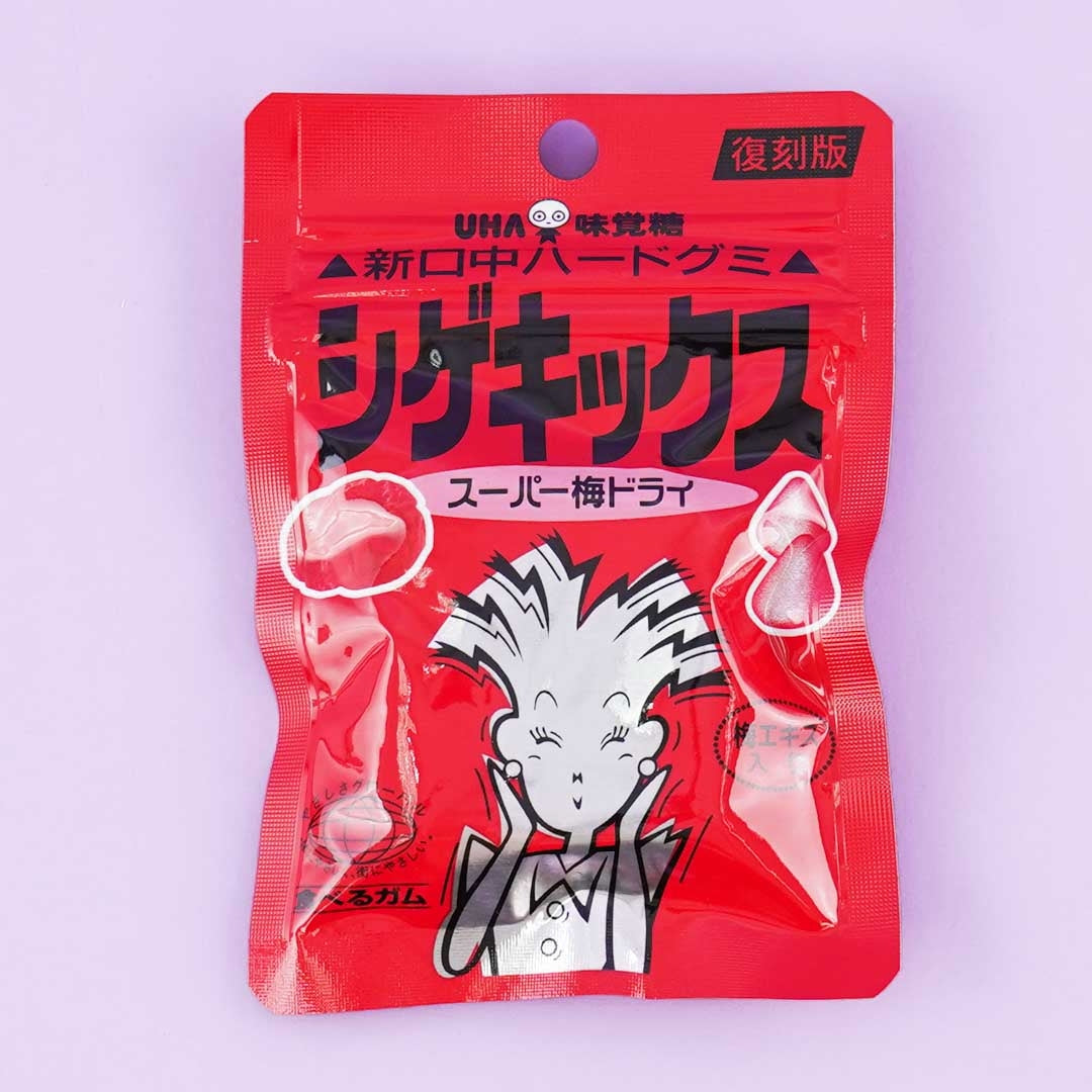 UHA Shigekix Reprint Super Sour Gummy Drops – Plum