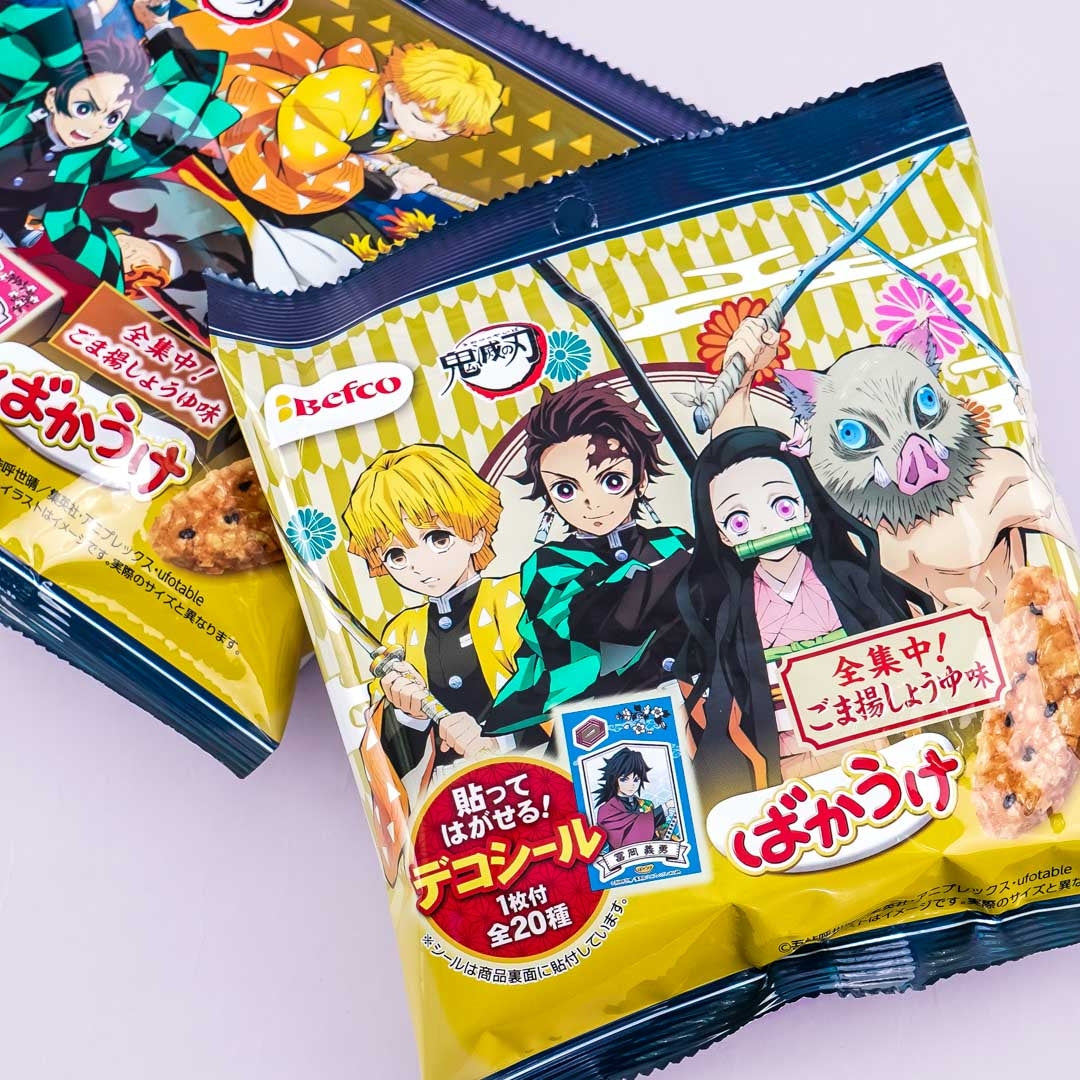 Demon Slayer Bakauke Rice Crackers – Sesame & Soy Sauce