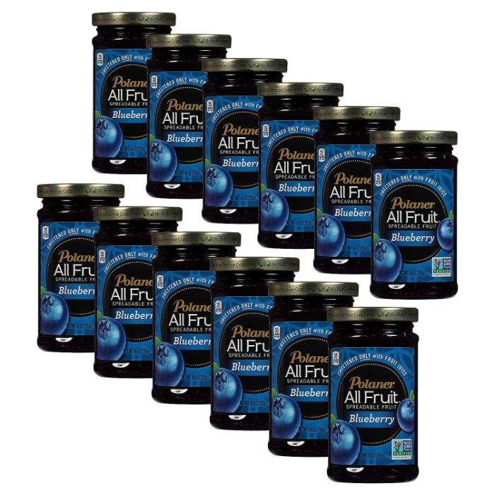 Polaner Fruit Spread Blueberry 10 Oz – Pack Of 12