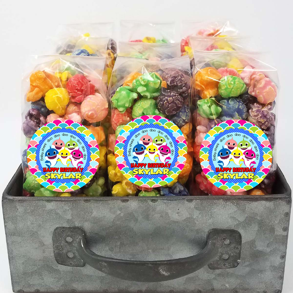 Baby Shark – Popcorn Party Favor Bags