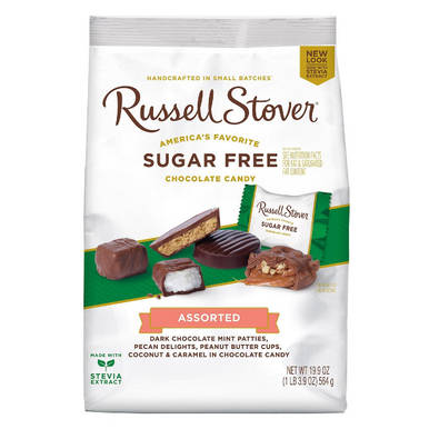 Russell Stover Assorted Sugar Free Chocolate Candies, 19.9 oz.