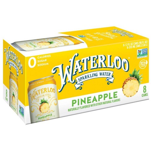 Waterloo Pineapple Sparkling Water – 8pk/12 Fl Oz | Pack of 3